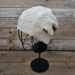 Baumwollmütze | Beanie creme