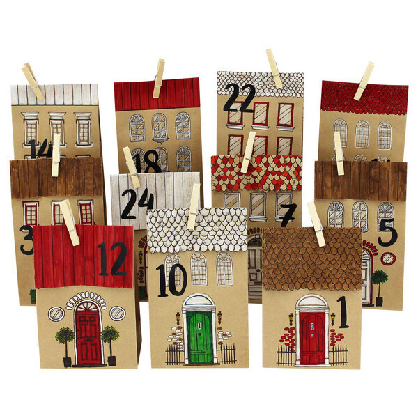 Adventskalender Häuser