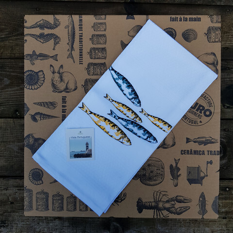 Miss Sardine Geschirrtuch