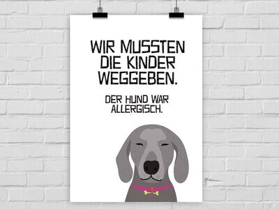 Fine Art Print Hund