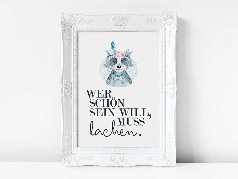 Fine Art Print Lachen