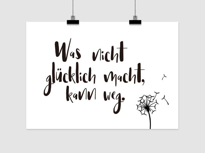 Fine Art Print Glücklich