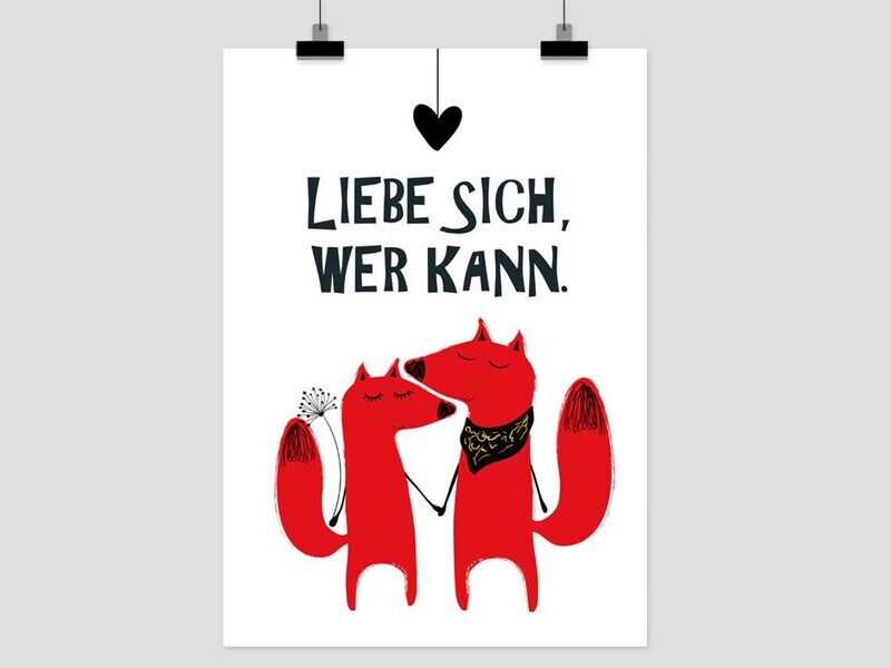 Fine Art Print Liebe