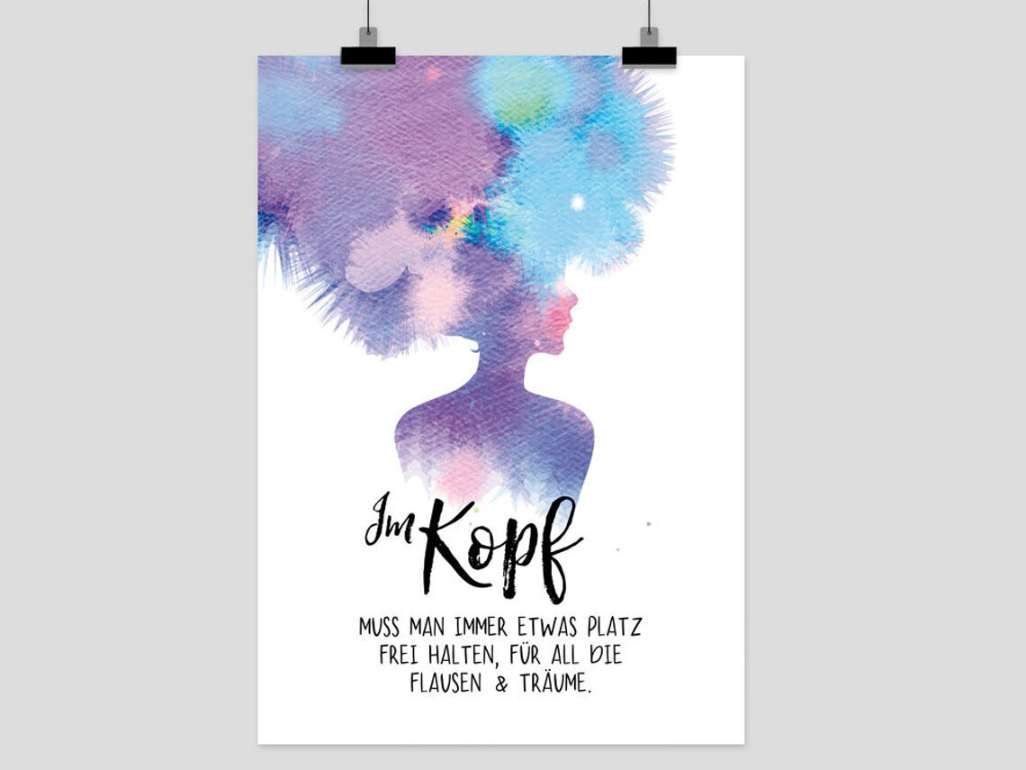 Fine Art Print Kopf