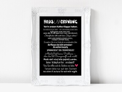 Fine Art Print HausUnOrdnung