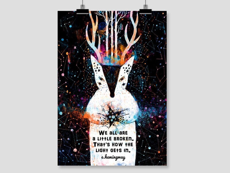 Fine Art Print Hemingway