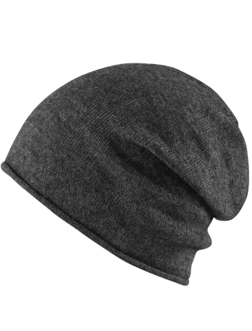 Cashmere Beanie dark grey