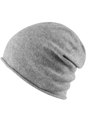 Cashmere Beanie light grey