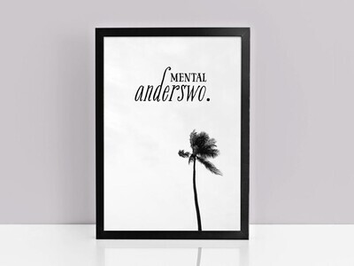 Fine Art Print Mental A4