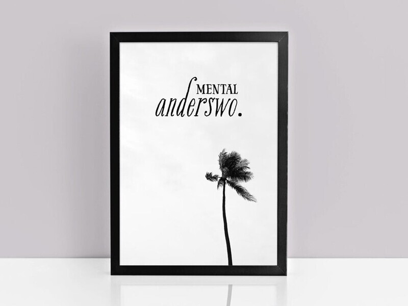 Fine Art Print Mental A4