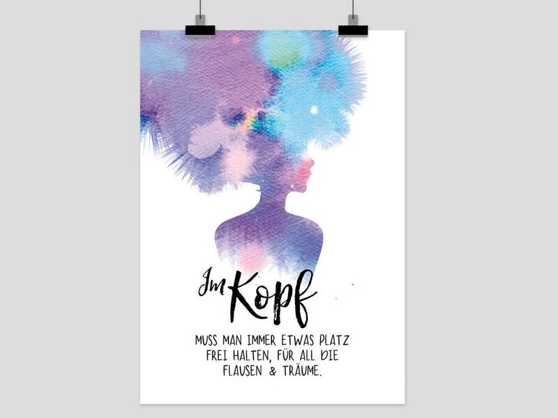 Fine Art Print Kopf A4