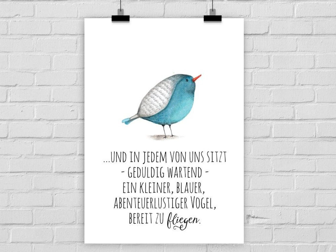 Fine Art Print Vogel A4