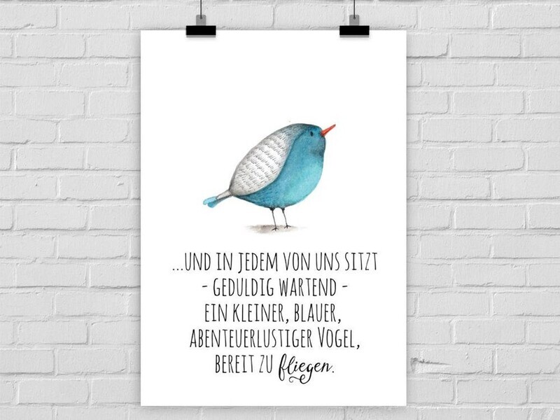 Fine Art Print Vogel A4