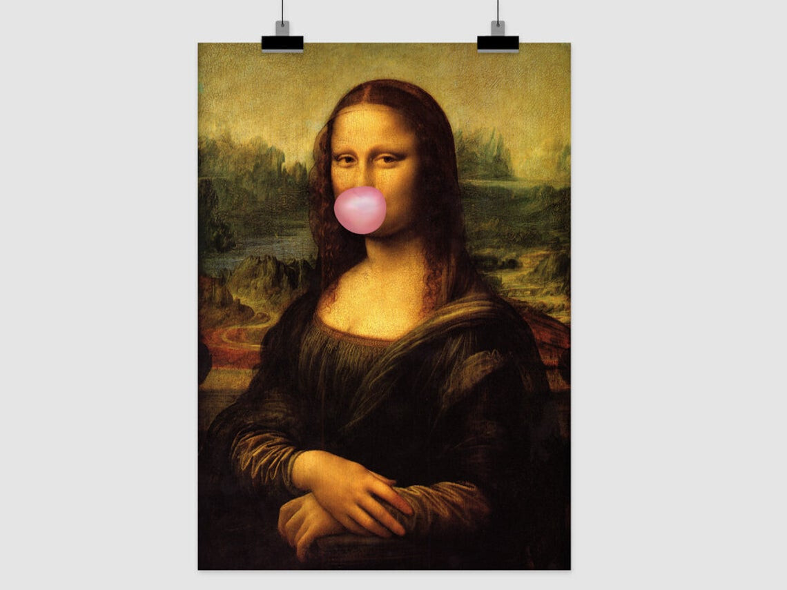 Fine Art Print Mona Lisa A4