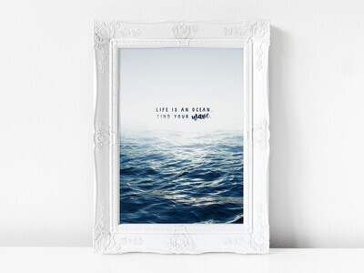 Fine Art Print Ocean A4