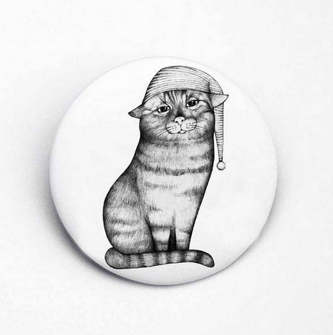Magnet Gute Nacht Katze