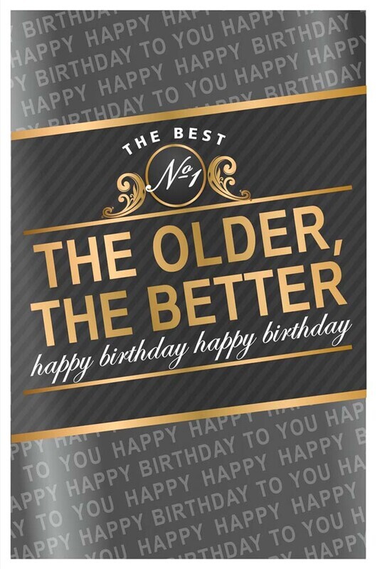 Karte mit Umschlag The Older The Better