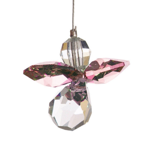 Schutzengel Swarovski Rosenquarz