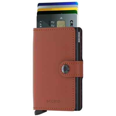 Secrid Miniwallet Matte brick-black