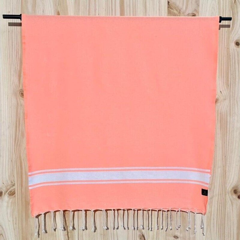 Badetuch Orange Neon