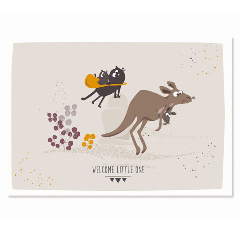 Postkarte Welcome Little One