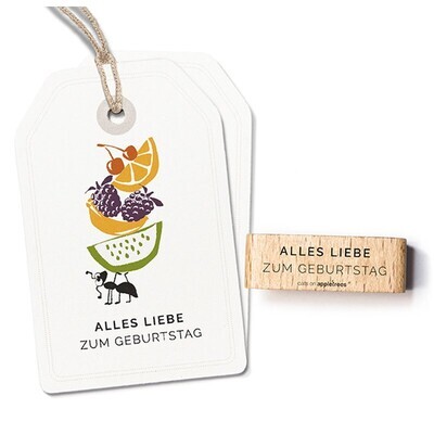 Stempel Alles Liebe zum Geburtstag