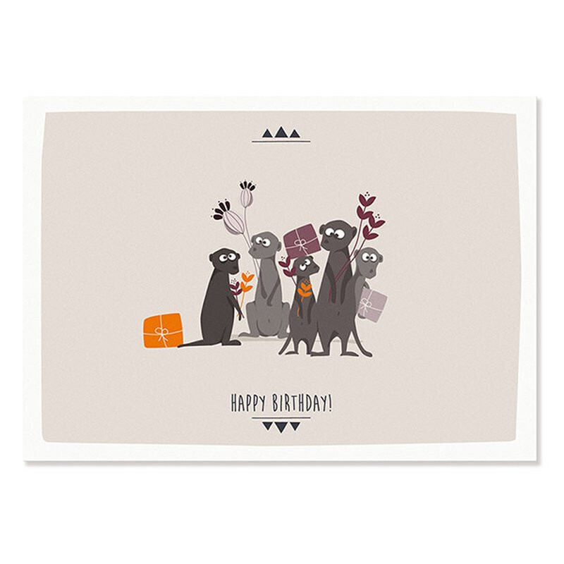 Postkarte Happy Birthday