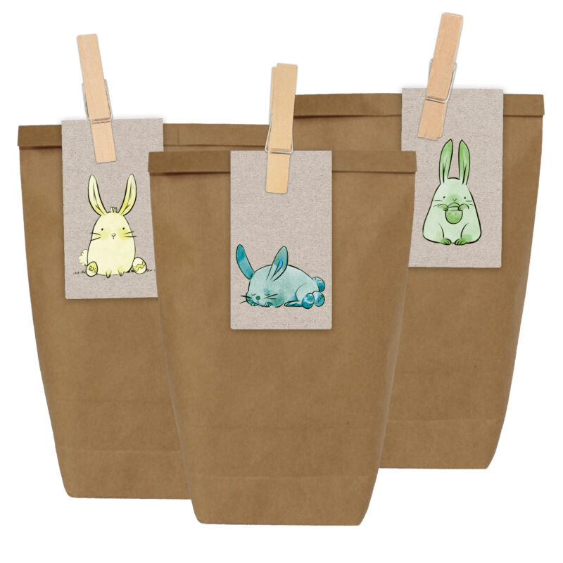 DIY Ostertüten &quot;müder Hase&quot;