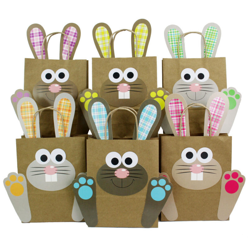 DIY Geschenktüten mit Osterhasen