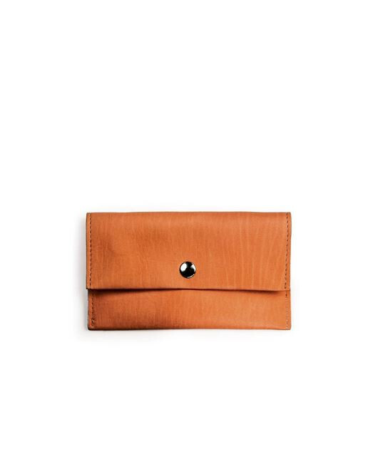 Leder Wallet big cognac