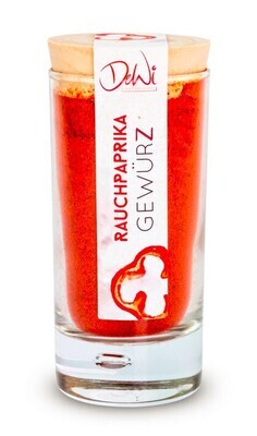 Geräuchertes Paprika Gewürz im Shotglas