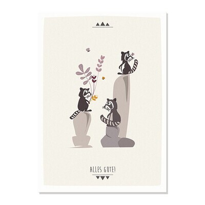 Postkarte Alles Gute!