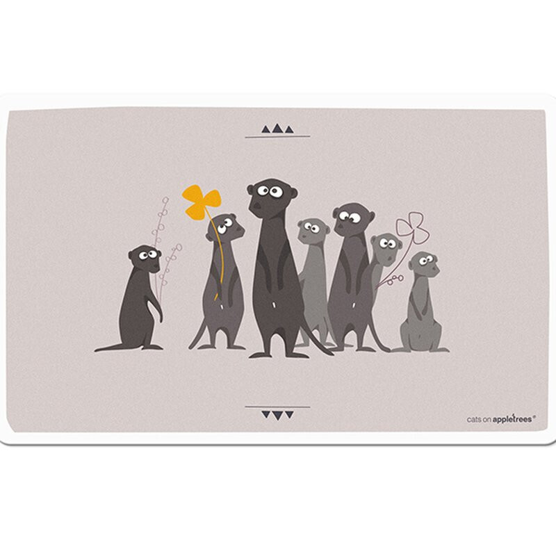 Frühstücksbrettchen Erdmännchen
