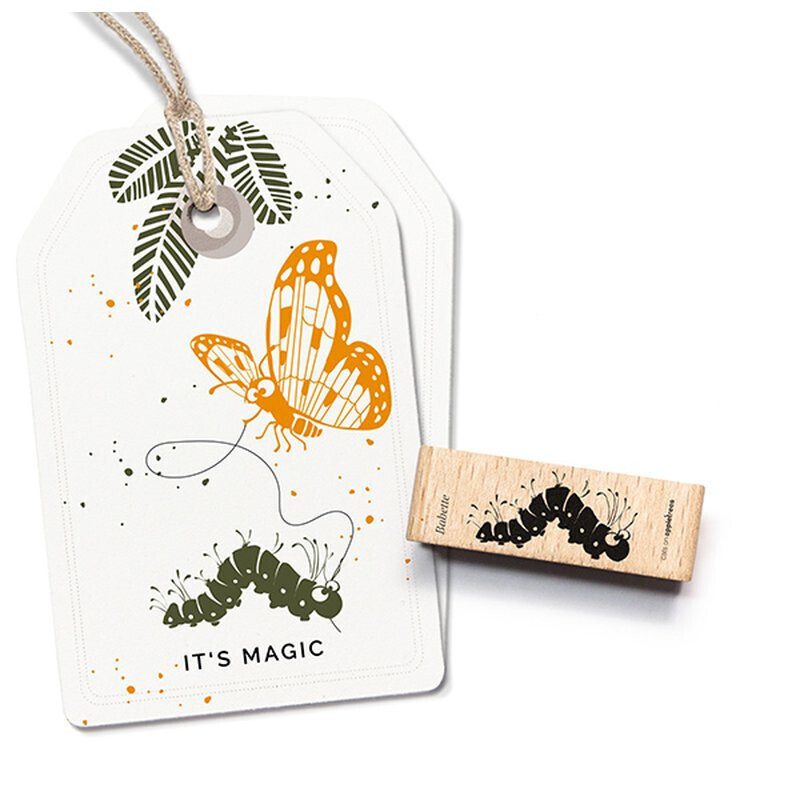 Stempel Raupe Babette