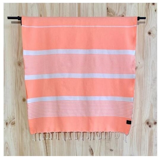 Badetuch neon orange