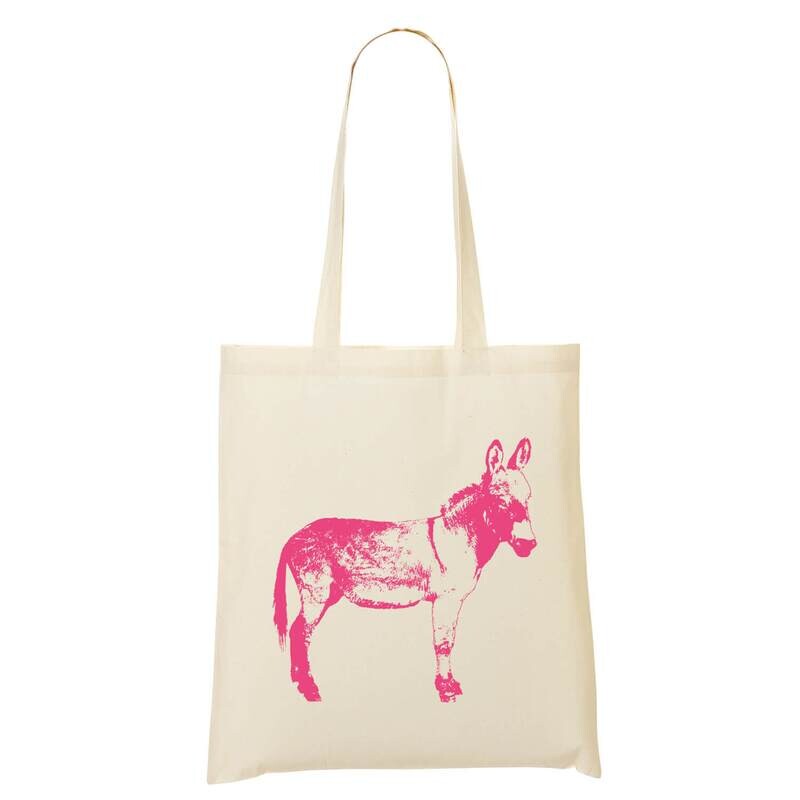Stofftasche Esel