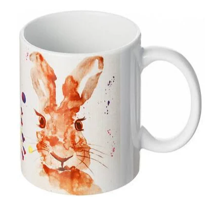 Keramiktasse Hase