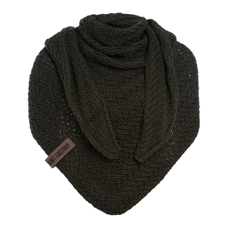 Dreieckschal Khaki