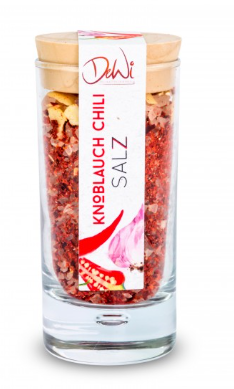 Salz Knoblauch & Chili im Shotglas