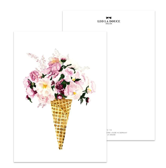 Postkarte Flower Cone