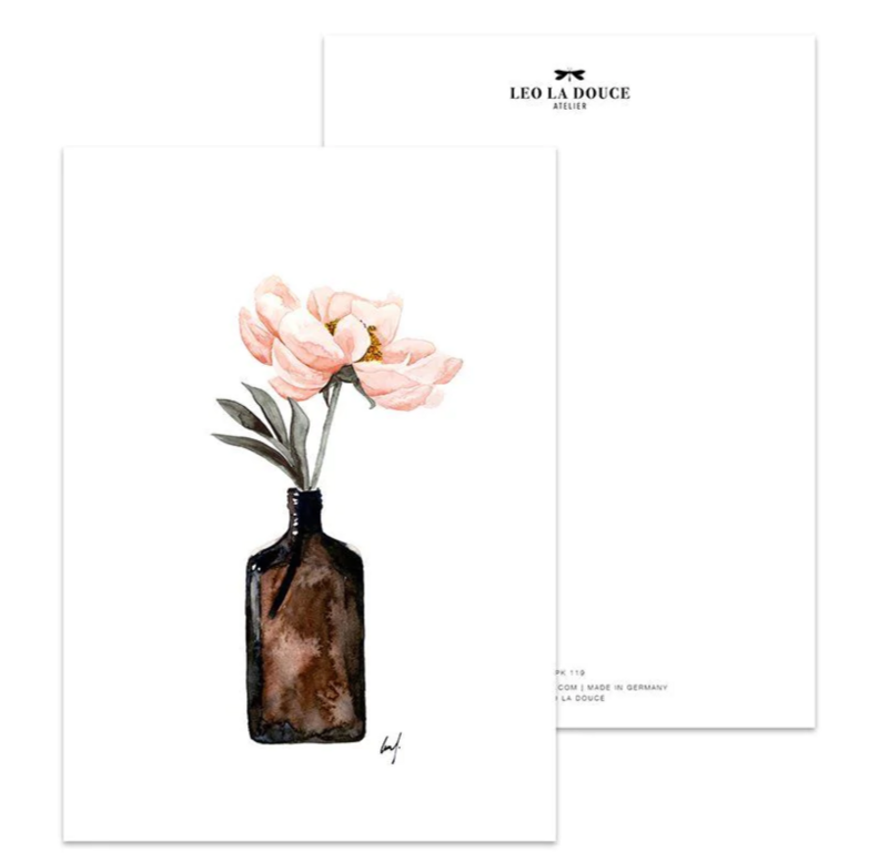 Postkarte Coral Blossom
