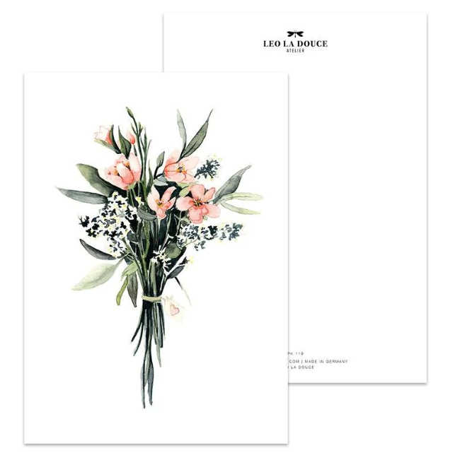 Postkarte Flower Bouquet