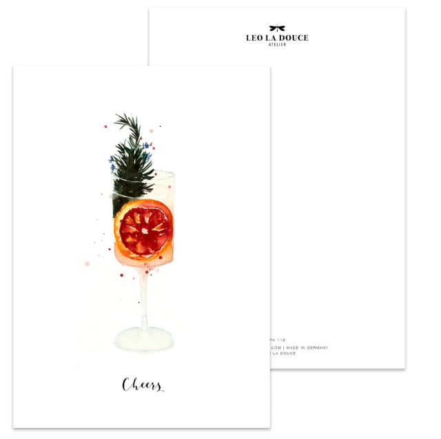 Postkarte Cheers