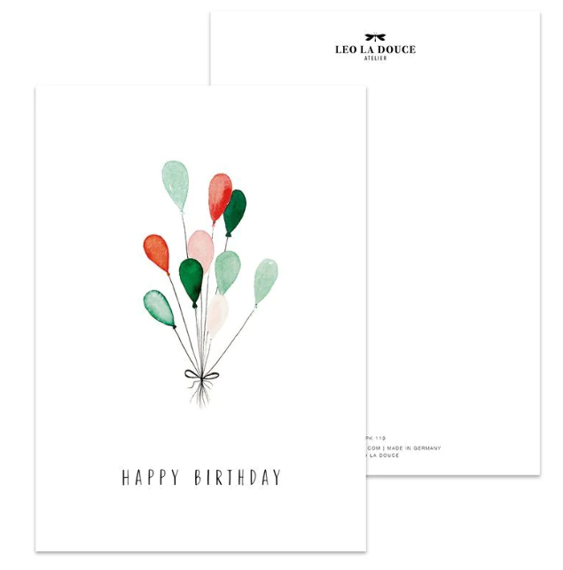 Postkarte Balloons