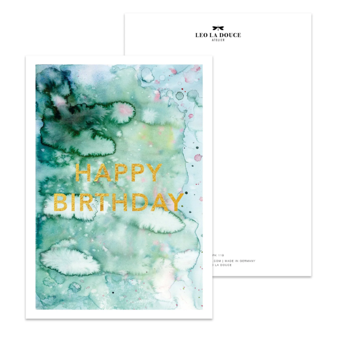 Postkarte Happy Birthday