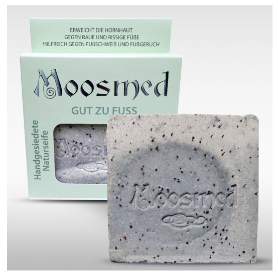 Moosmed Naturseife Gut zu Fuss