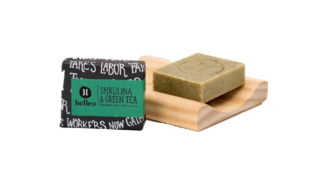 Mini Soap mit Spirulina &amp; Grüntee