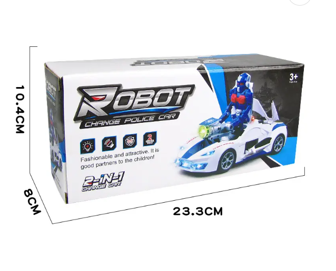 ROBOT POLICE CAR 2 IN 1