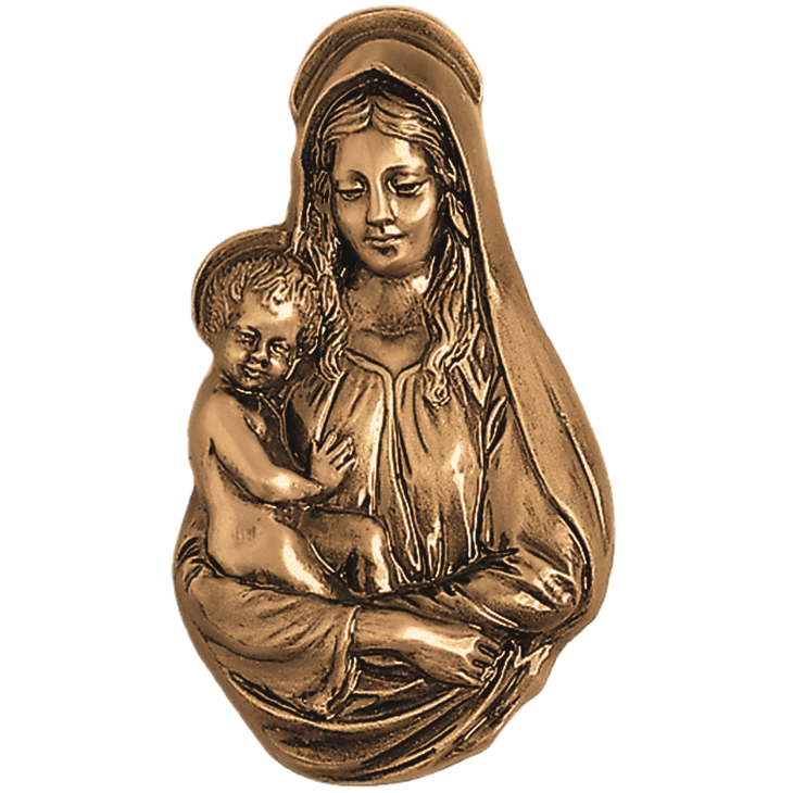 La vierge et l'enfant h 24 x 13 cm