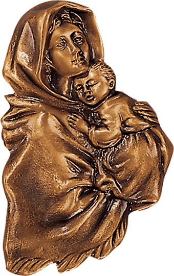 La vierge et l'enfant Jésus h 15 cm